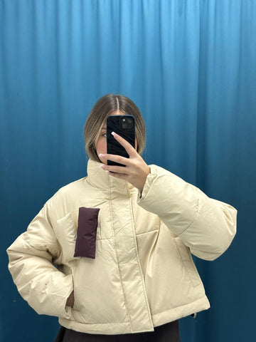 Cropped Snap Jacket - 7133