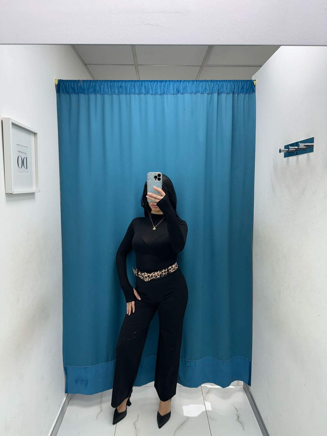 Pantalone a palazzo con cintura 5386