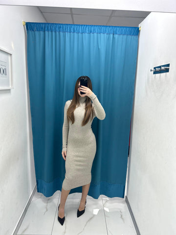 Vestito a costine 7003