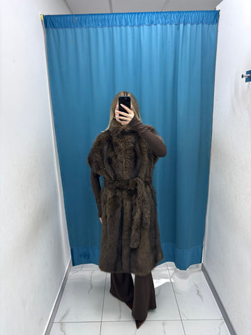 Cocoa Wrap Fur - 03224