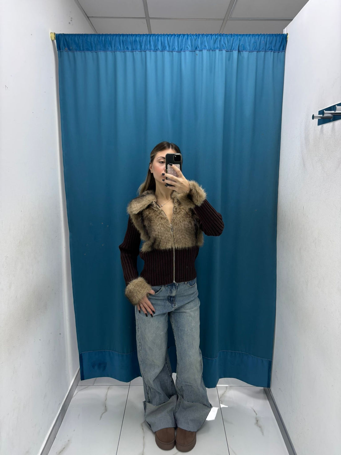 Brown Frost Turtleneck - 2189