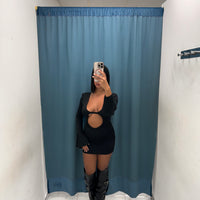 Vestitino Bella:Scollo Profondo e Maniche da Sogno 11162