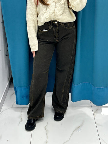 Jeans slouchy sabbiato dm210