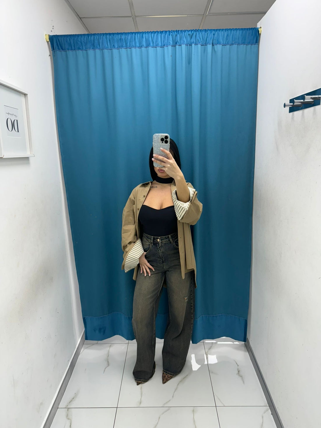 Giacca oversize beige Lumina 24091