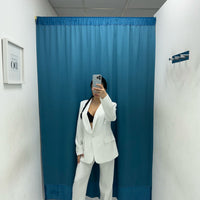 Tailleur giacca e pantalone bianco 85613
