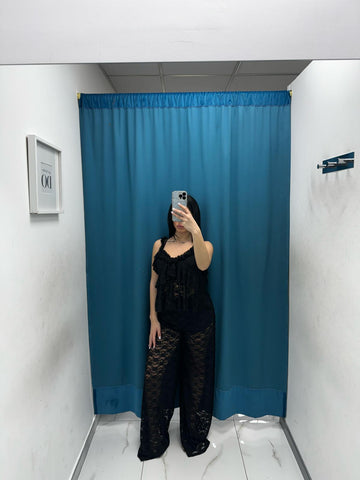 Pantalone palazzo in pizzo lumina 2874