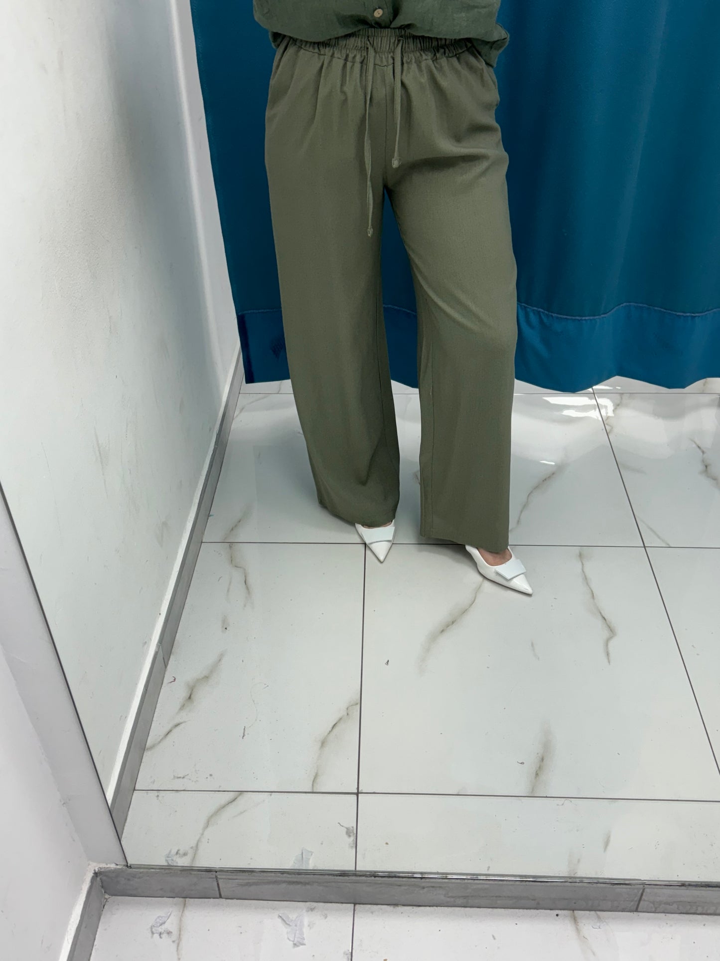 Pantalone simil lino 5816