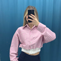 Camicia "Striped Elastic Chic"-M18031