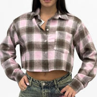 Camicetta “Brown Fields” - 25735