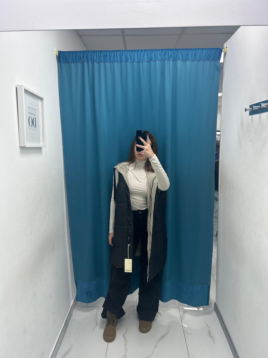 Gilet smanicato double face 229853