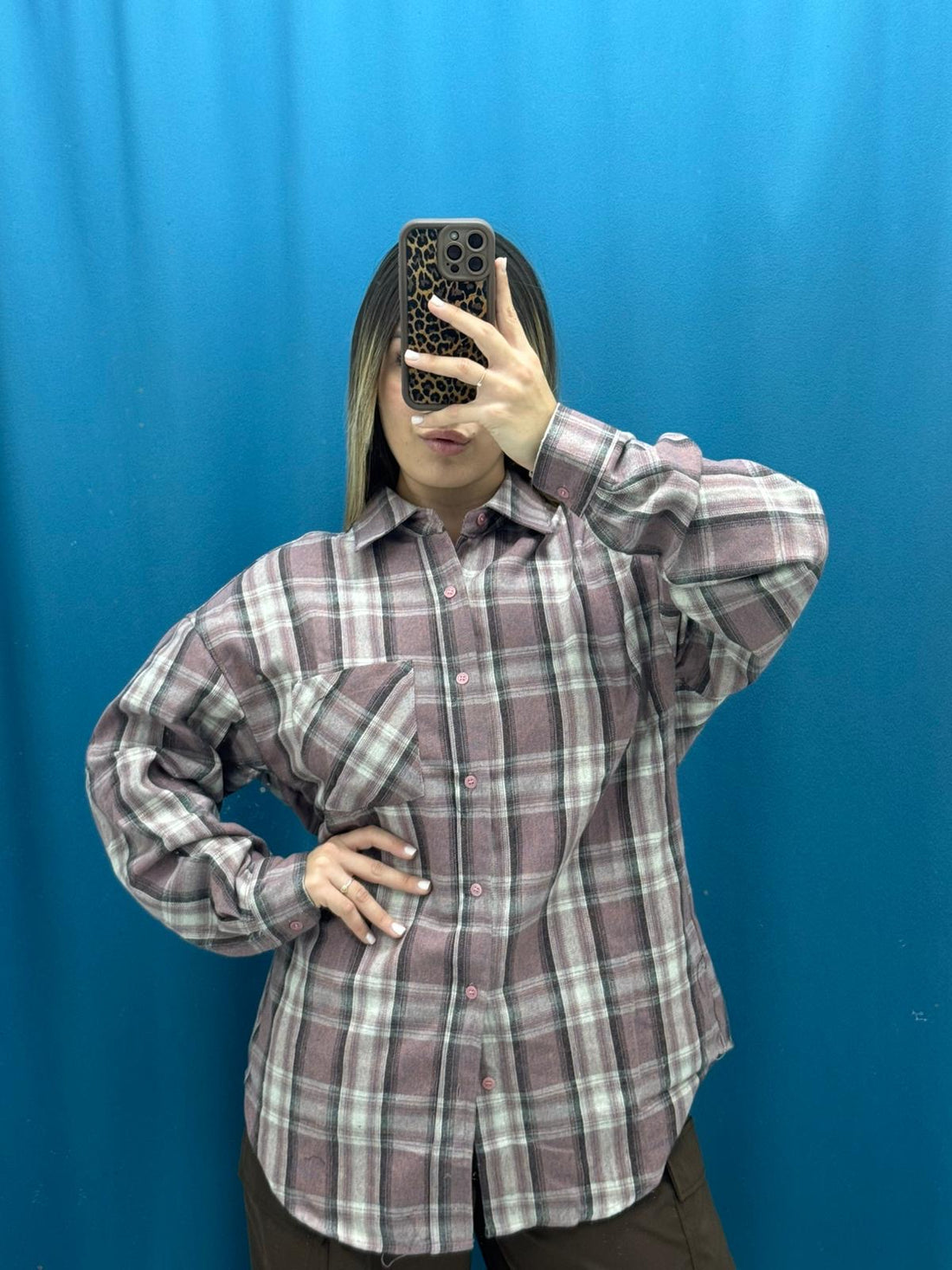 Camicia "Pink Smoke"-5527