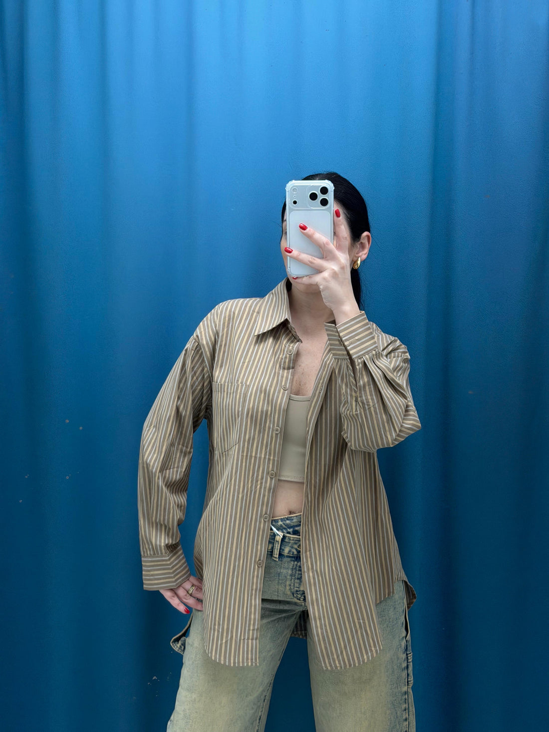 Camicia"Plissé"-17216