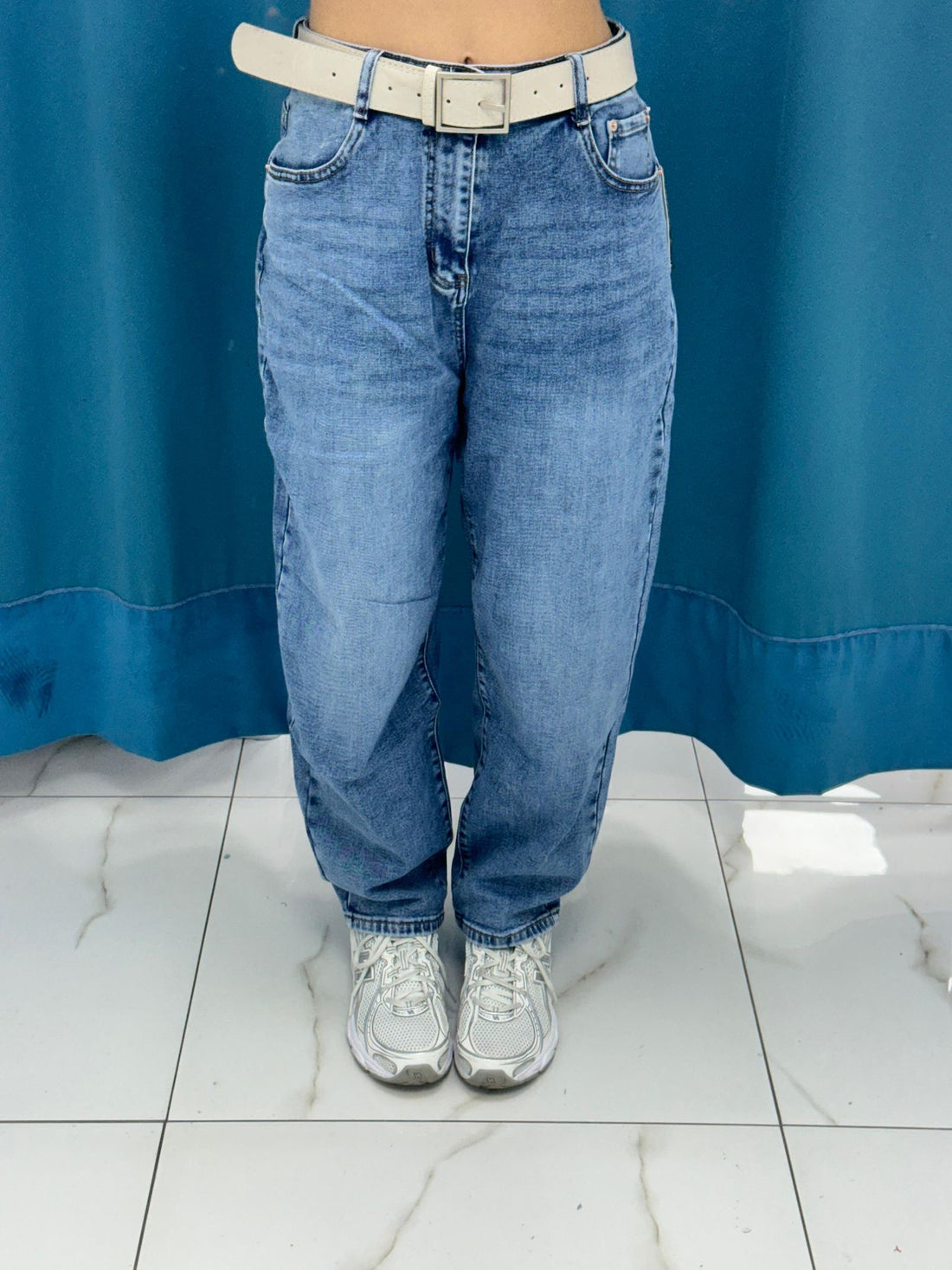 Jeans"Aurora Belted Light"-7233