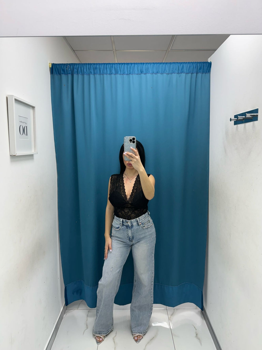 Top corto in pizzo 9638