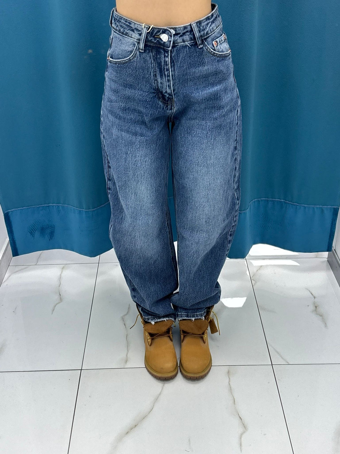 jeans"Dark Straight Denim"-F2369