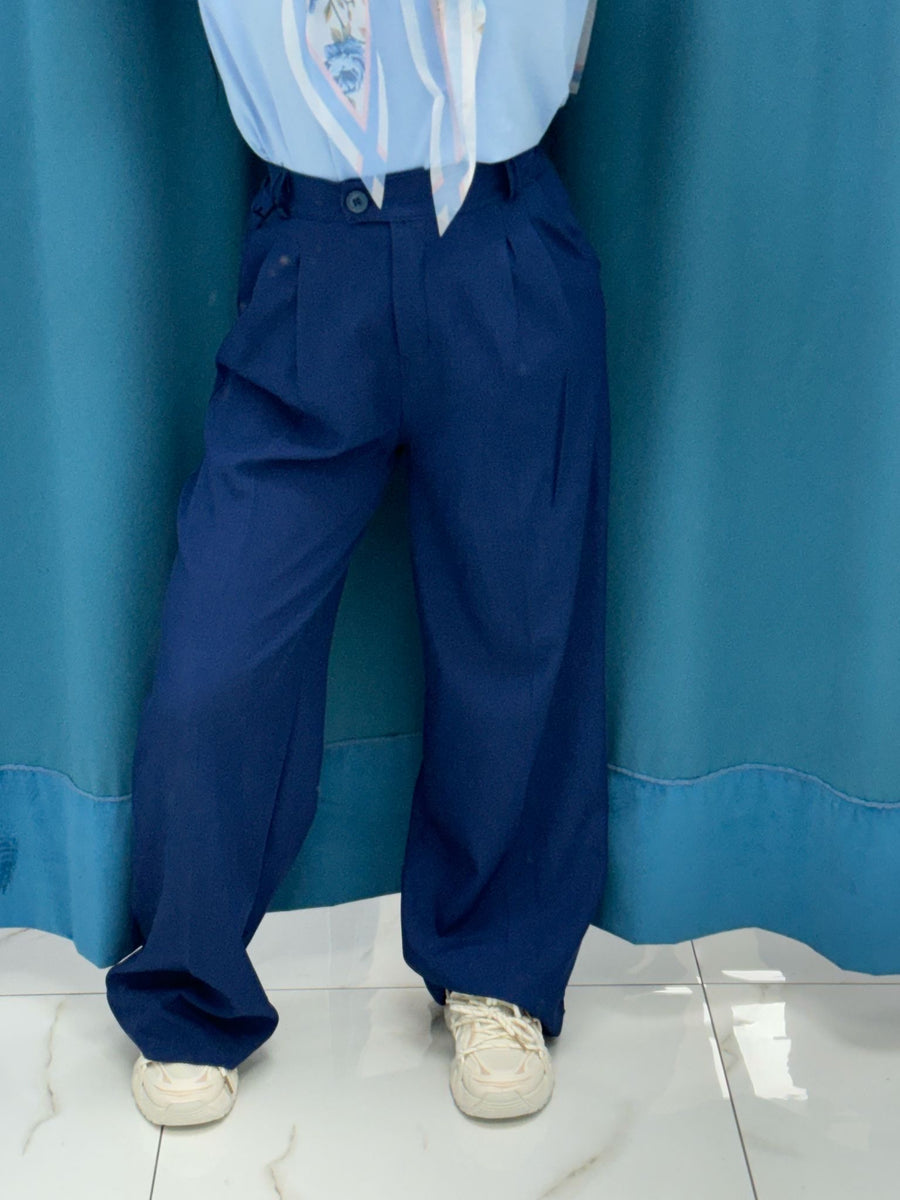 Pantalone wide leg 15592