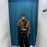 Brown Aviator Jacket - 8121-92