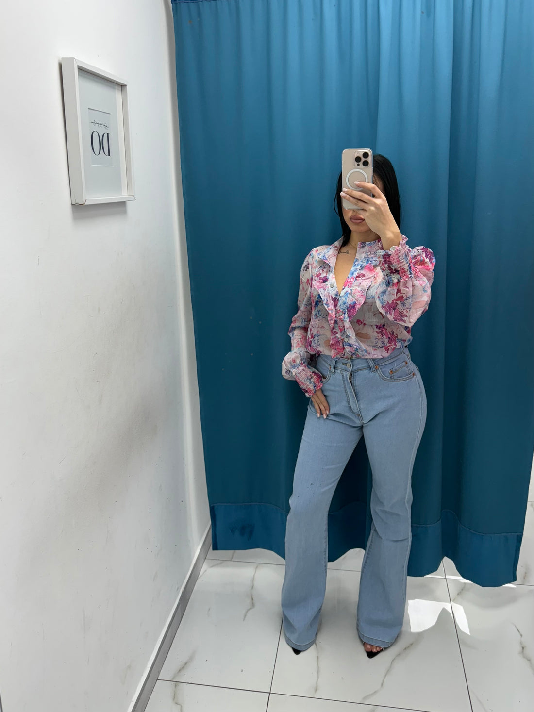 Camicia a fiori 81202