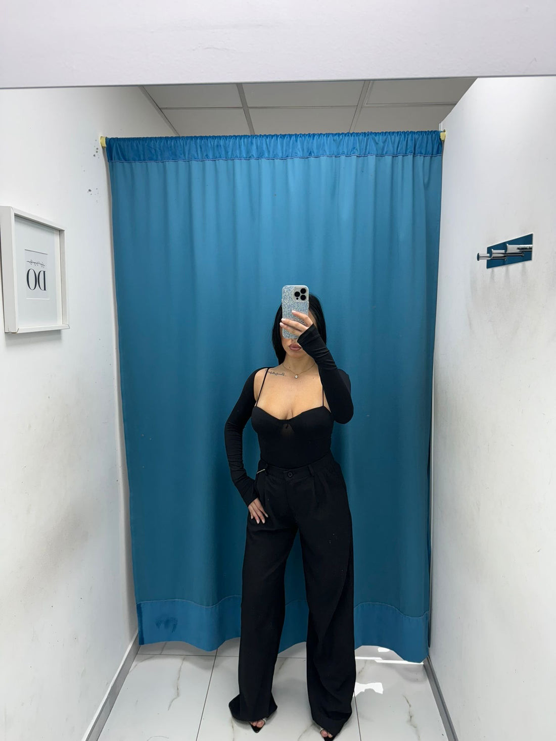 Pantalone wide leg 13127