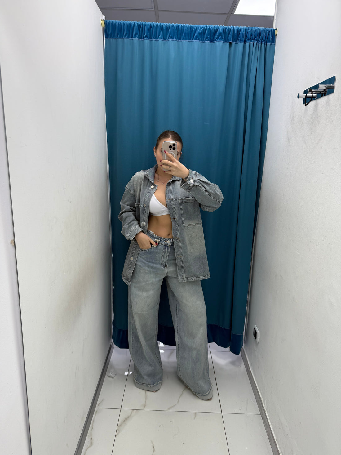 Coordinato in denim 3000/11131