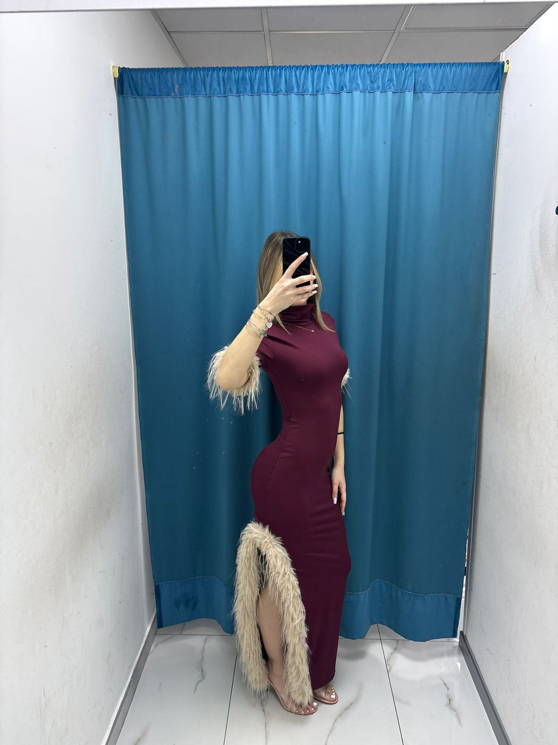 Vestito"Etherea Plume"-1091