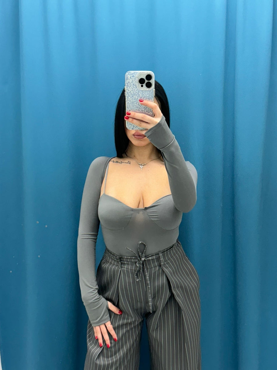 Body con manicotto 18399