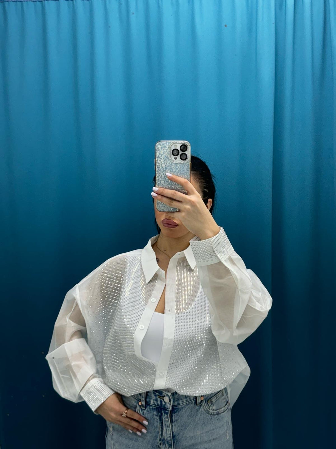 Camicia brillantini 76116