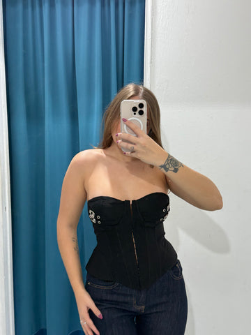 Corsetto con fibbie 2816