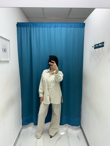 Coordinato denim panna 3003