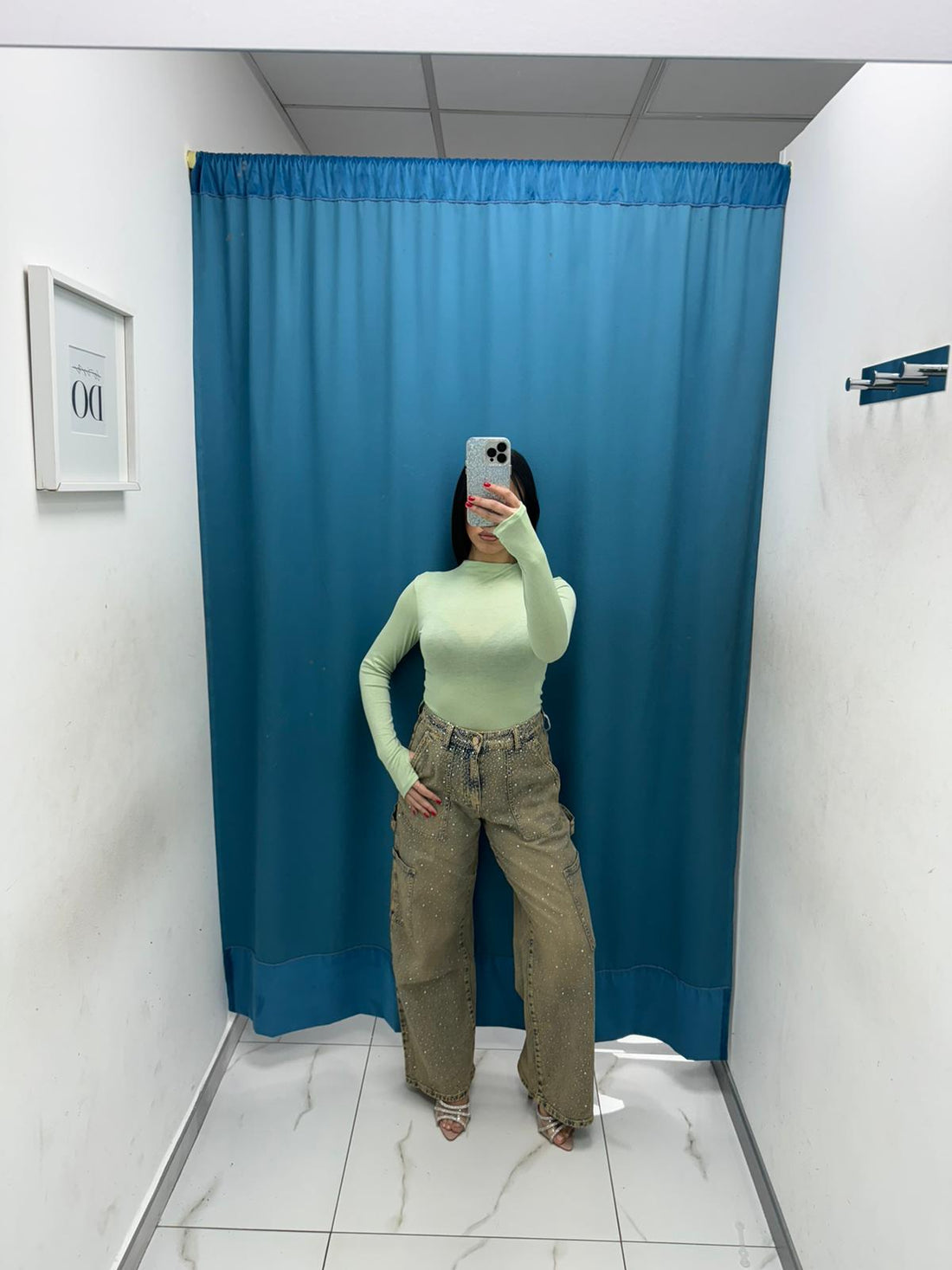 Jeans con tasche sabbiato 3327