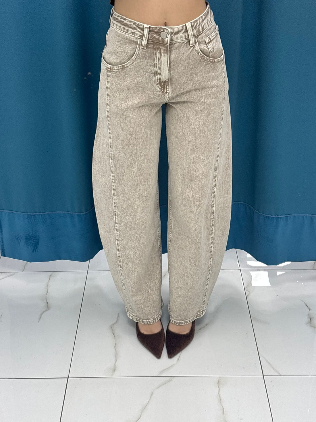 Jeans “Soft Cocoa Balloon”-5257-1