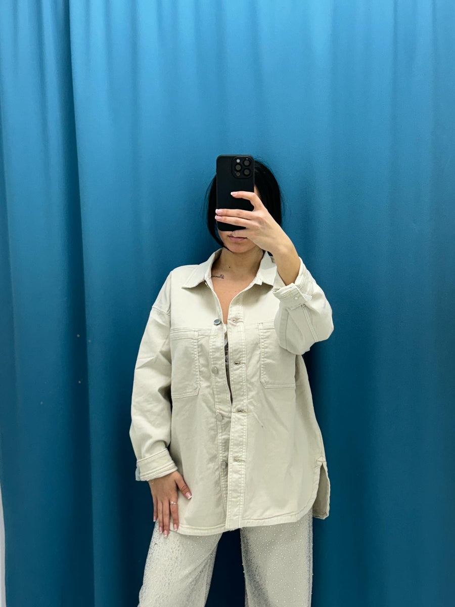 Coordinato denim panna 3003