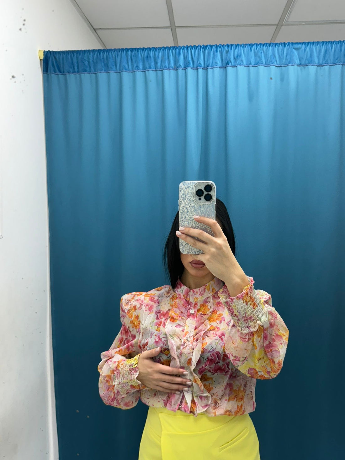 Camicia a fiori 81202