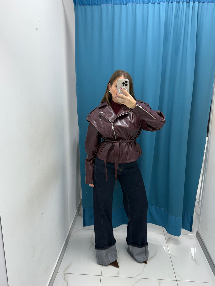 Denim Palazzo con Fondo Risvoltato-F31