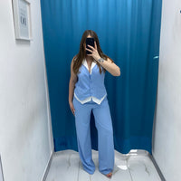 Tailleur gilet e pantalone 87137