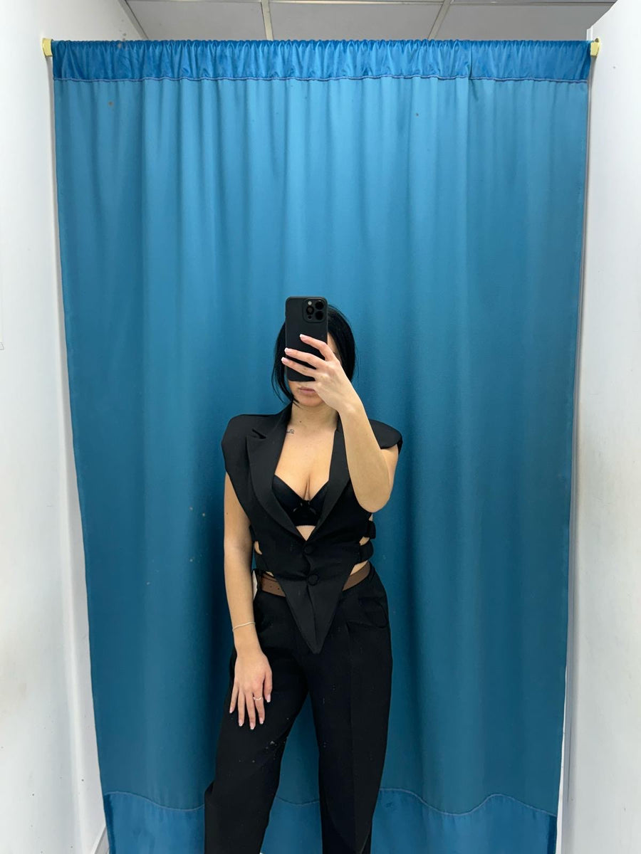 Gilet con scollo 6784