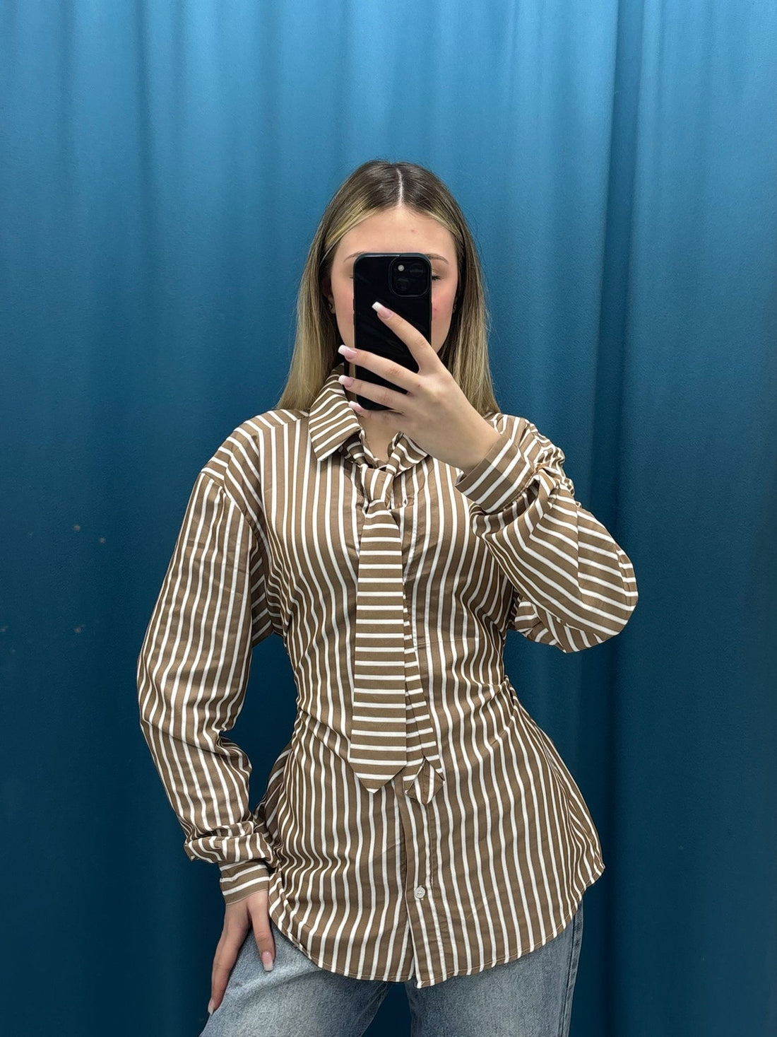Camicia"Backline Tie Stripe Shirt"-13410
