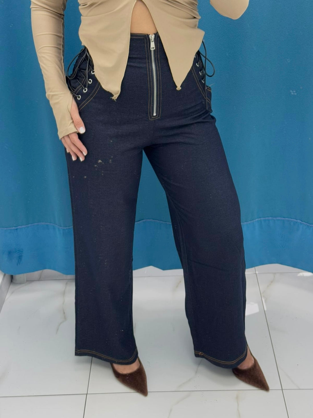 Pantalone “Midnight Straps” - 19266