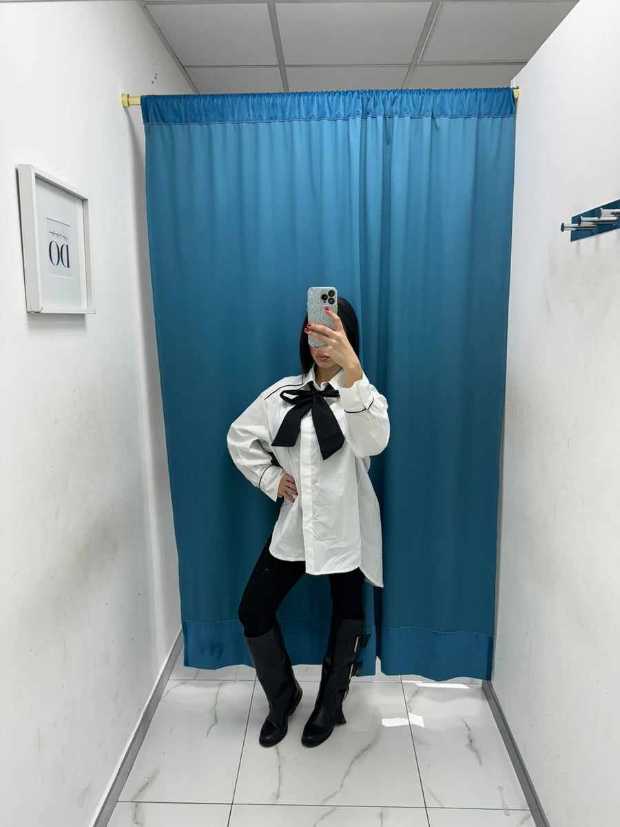 Camicia con fiocco 15933