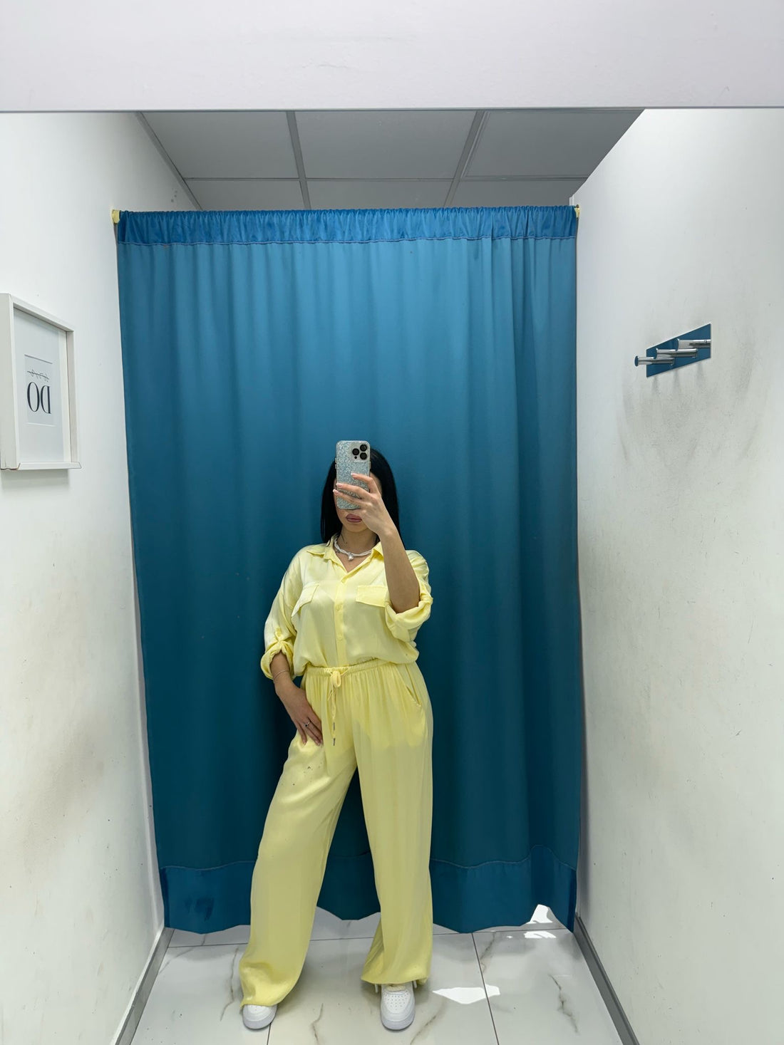 Pantalone palazzo satin 24205