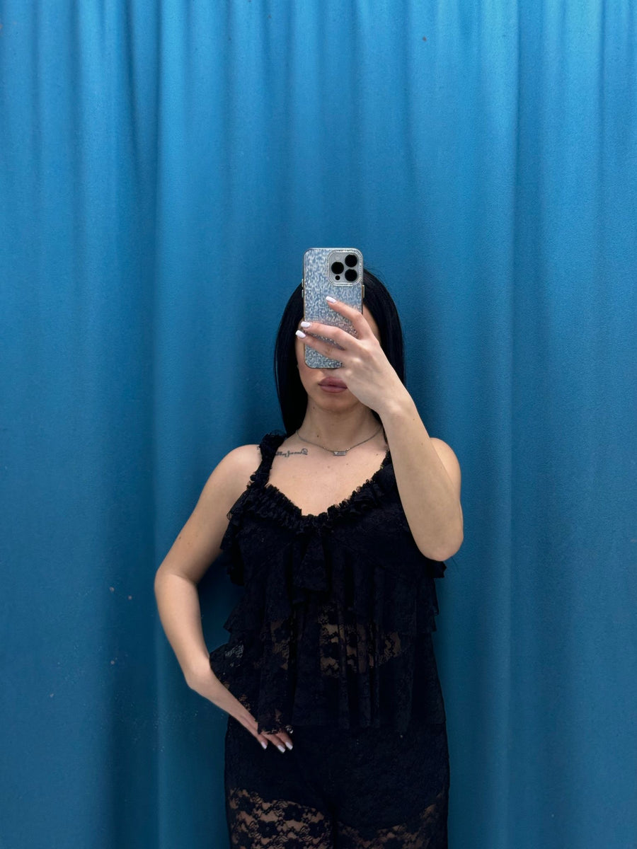 Top in pizzo lumina 2873