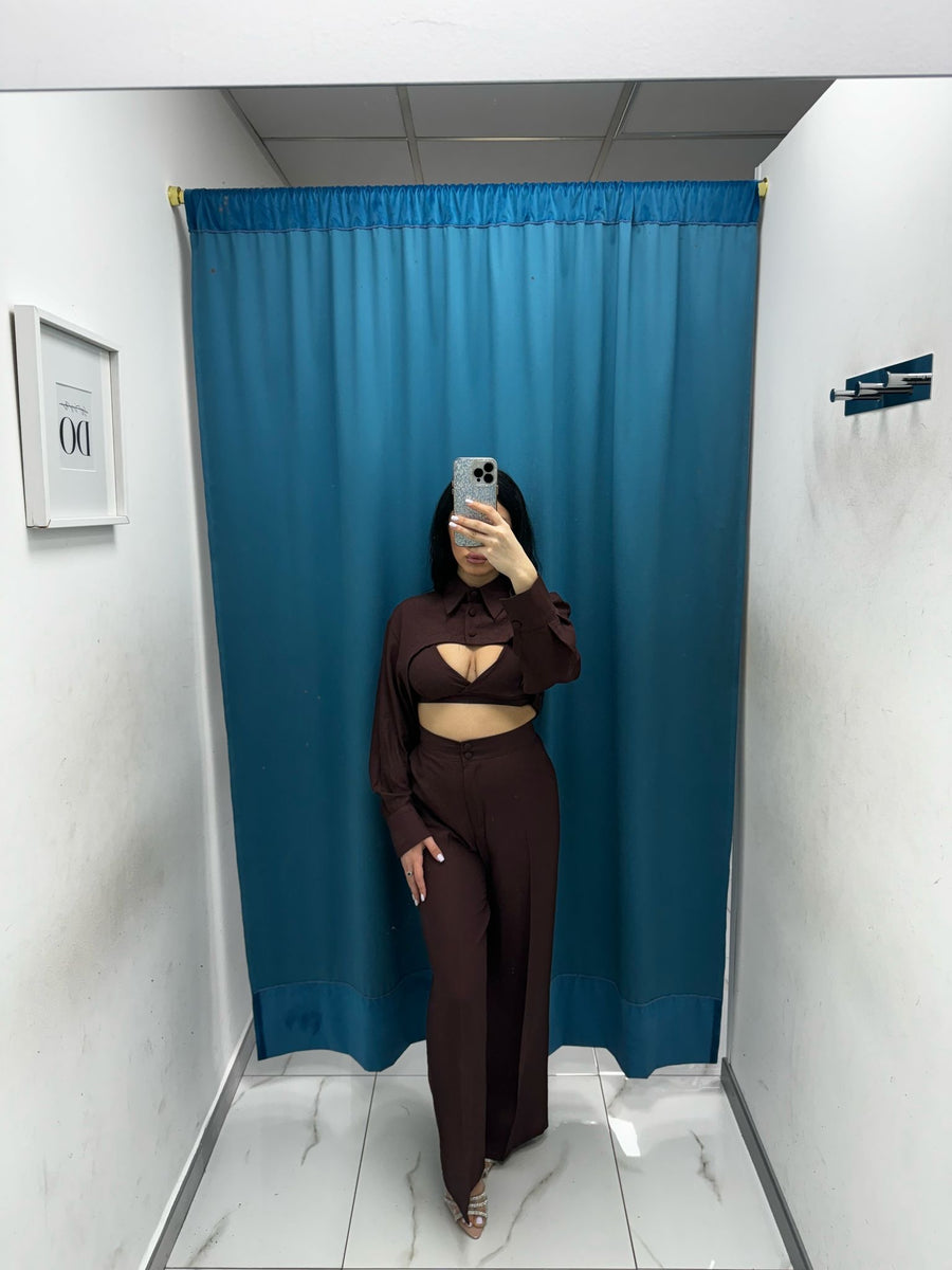 Coordinato top e pantalone 6333