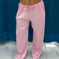 Pantalone palazzo satin 24205