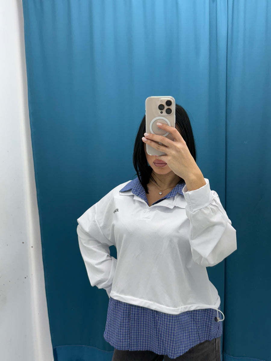 Polo con camicia 25227
