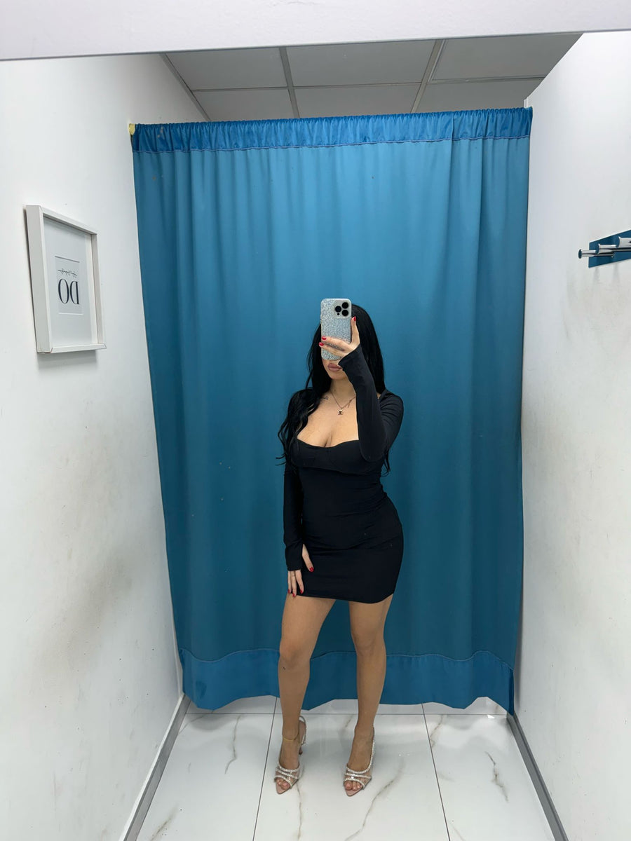 Vestito con manicotto 16204
