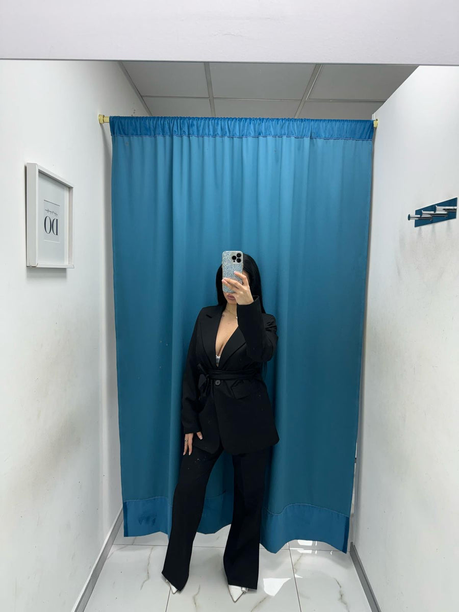Tailleur con cintura 046
