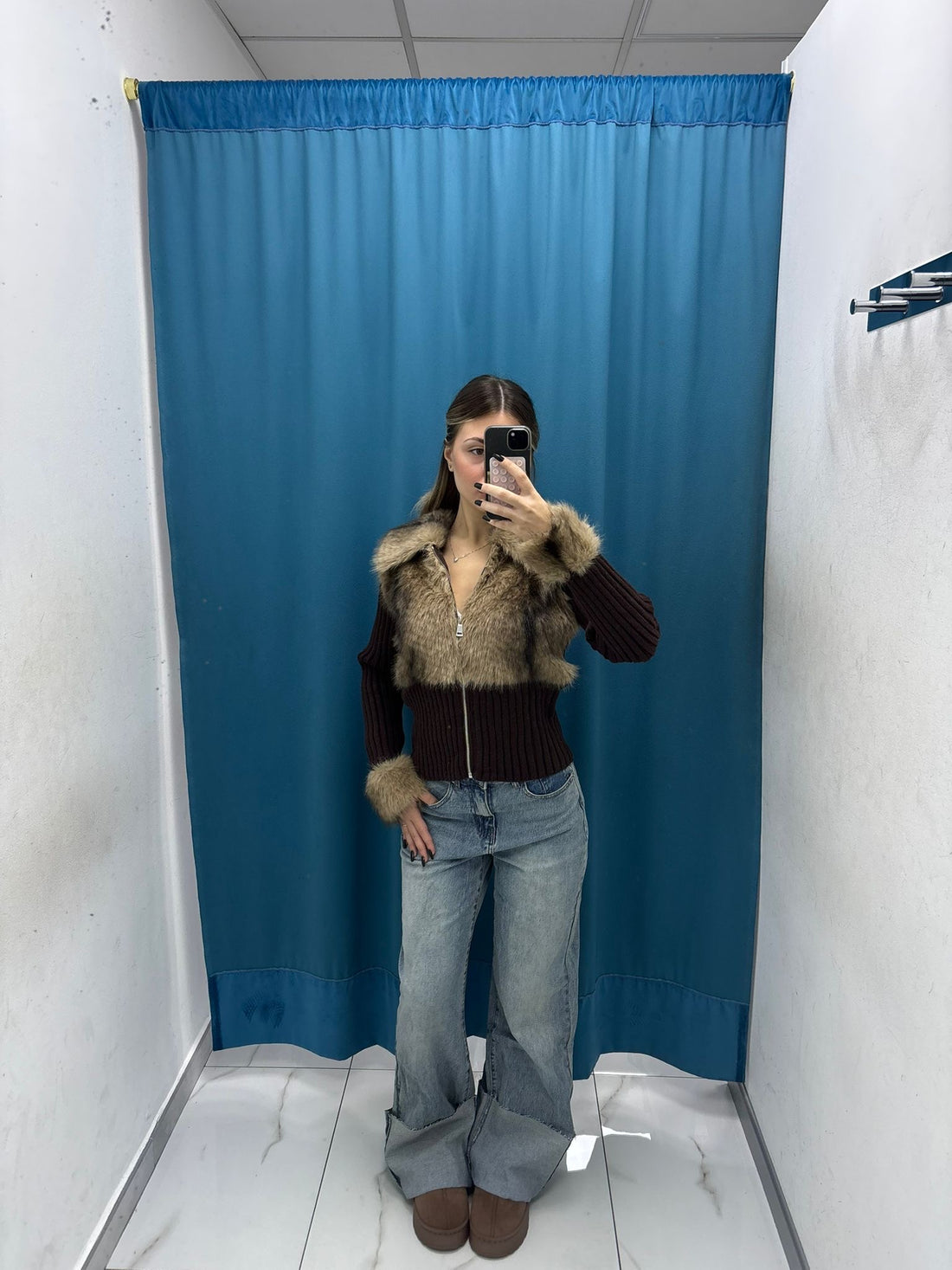 Brown Frost Turtleneck - 2189