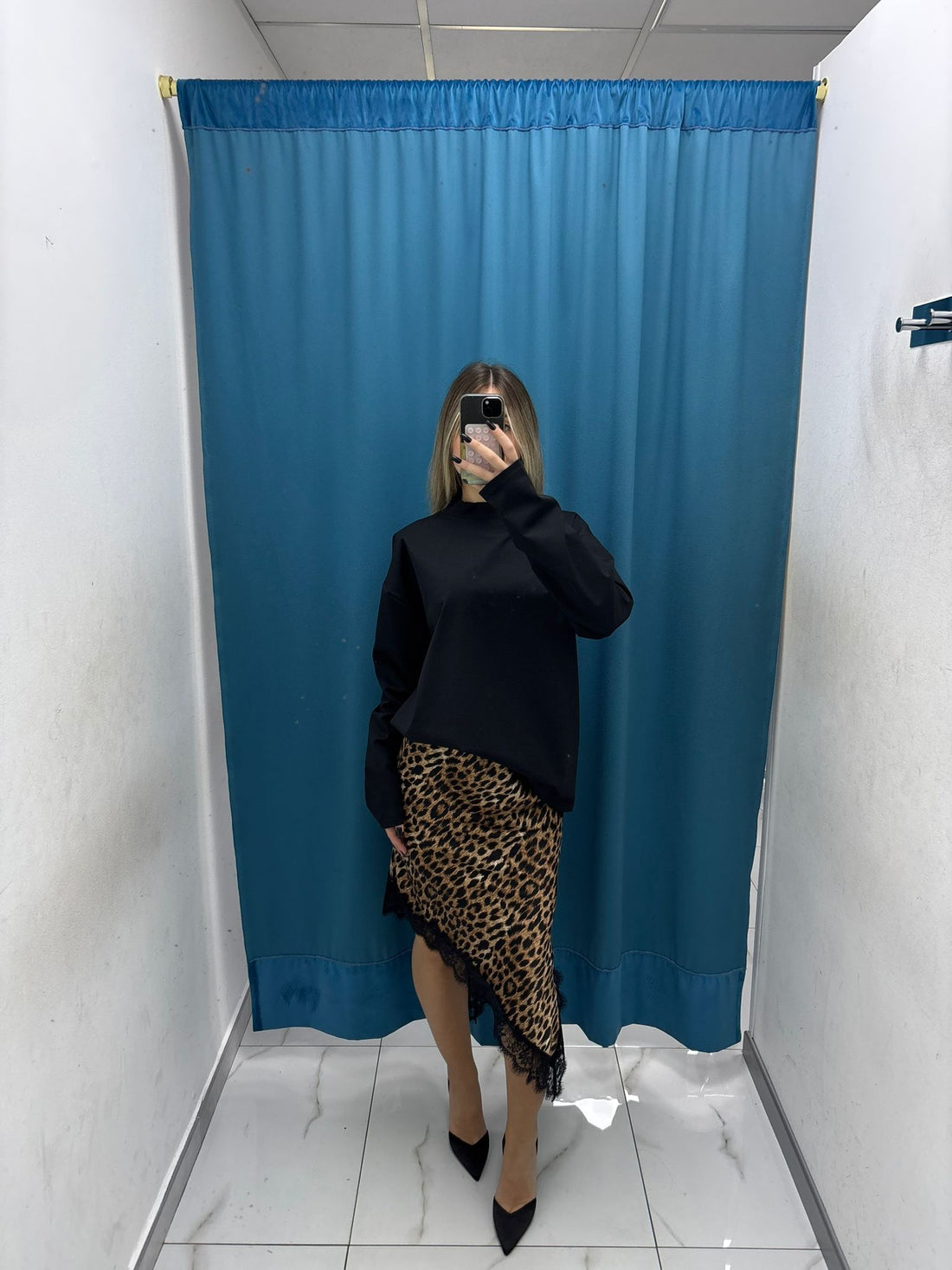 Wild Satin Skirt - 7976