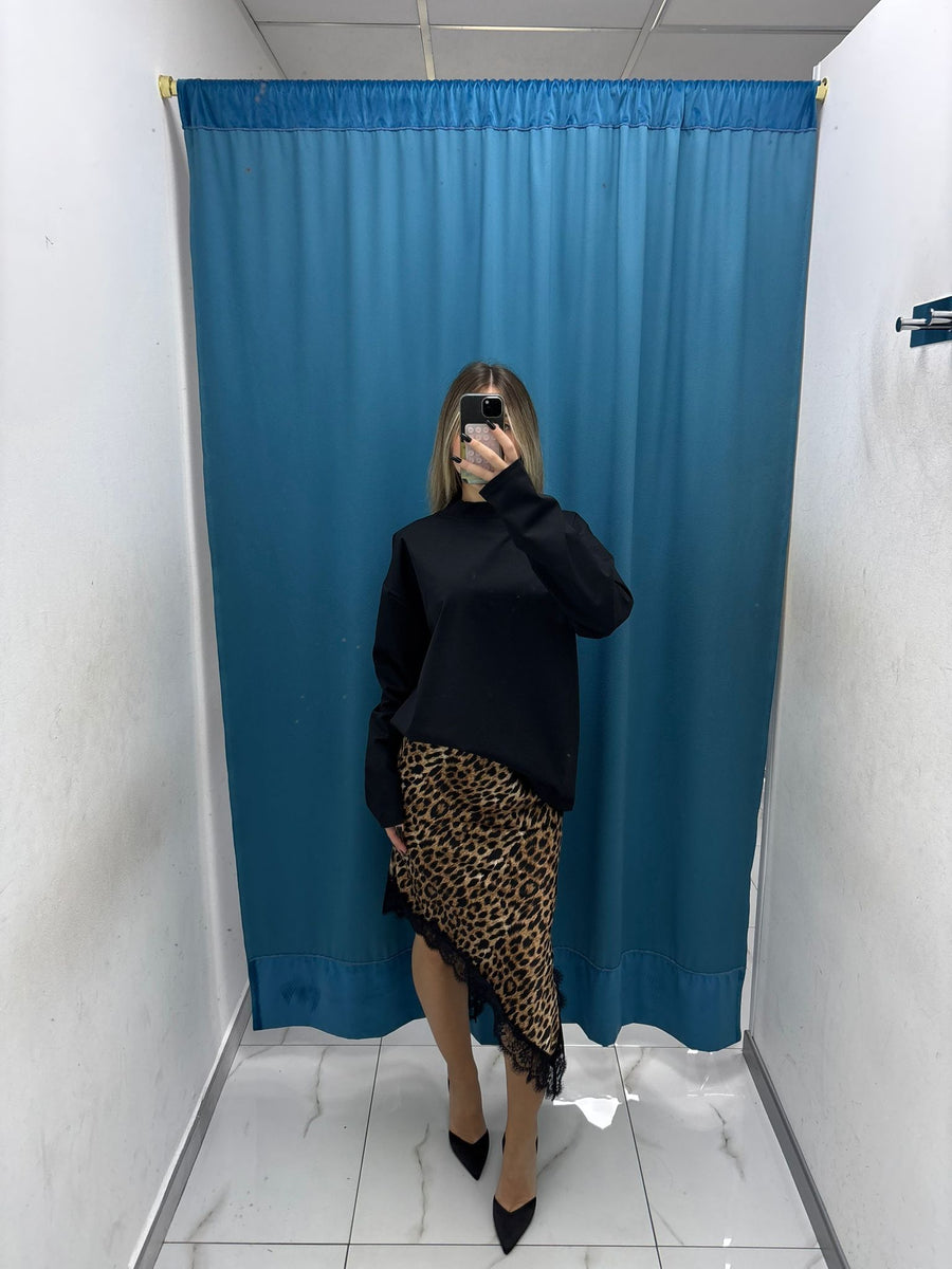 Wild Satin Skirt - 7976