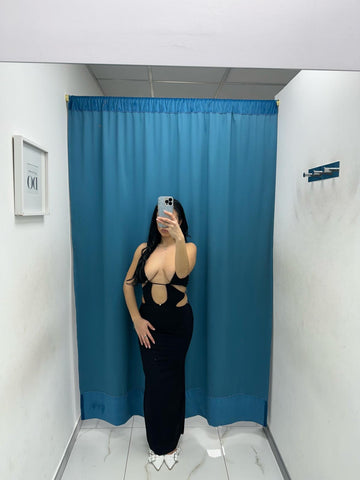 Vestito longuette cut out 1592